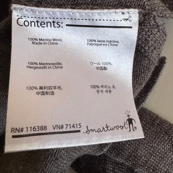 SmartWool Brown Cowl Neck Merino Wool Pullover Sweater Size Small - Picture 4 of 6